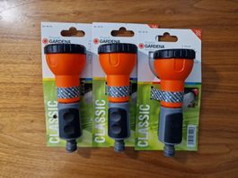 3 Stück Gardena Classic Brause / Garten / Sprinkler