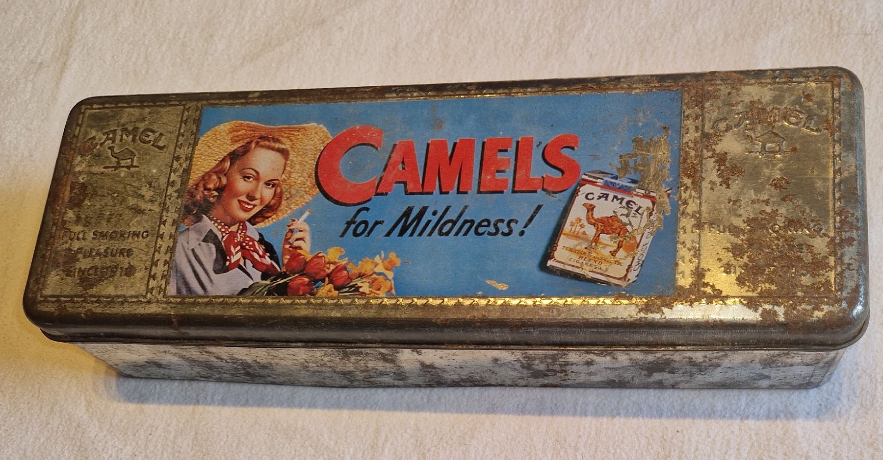 Camel Tabacchi: Antike Camel Zigaretten Blechdose Sammlerstueck . – Usato da Willisau venduto da mar_j55v 6