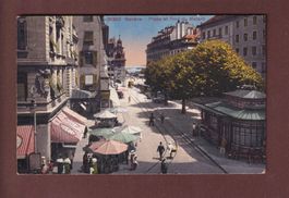 GENEVE - Place et Tour du Molard - 1929