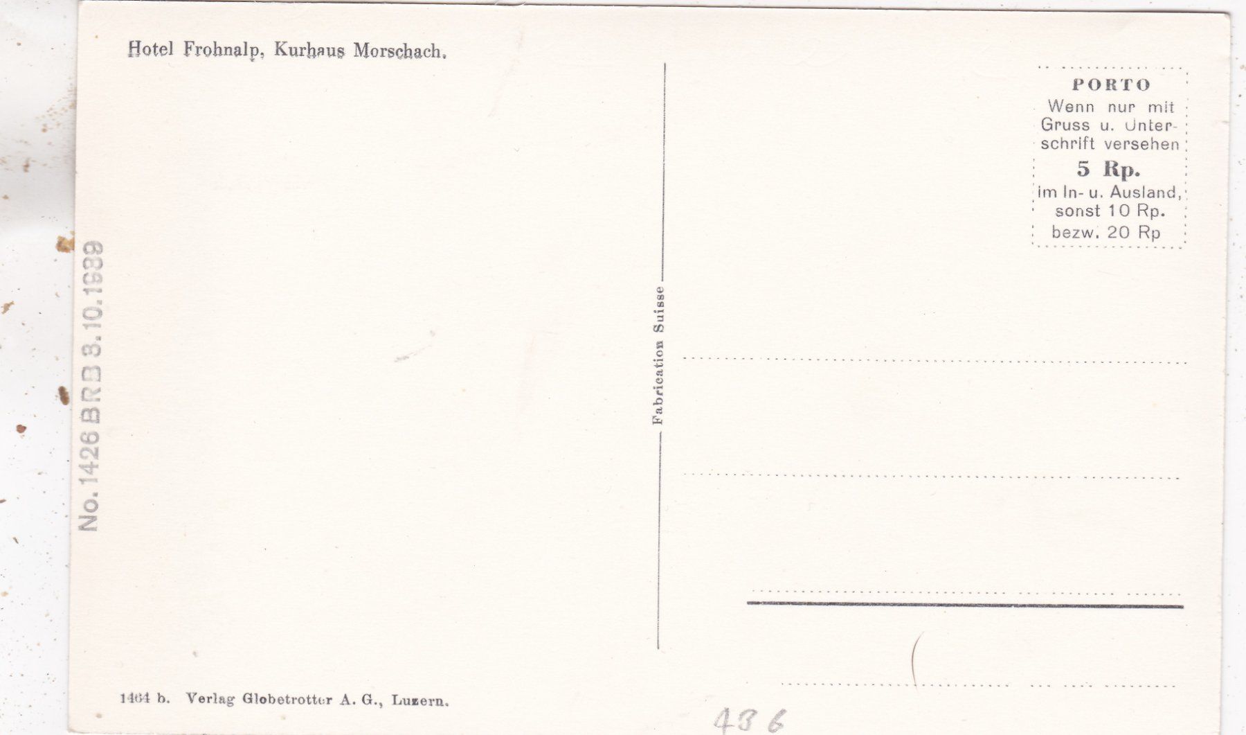 Cartoline postali: Morschach mit Pilatus und Rigi – Usato da Herisau venduto da Lisegrat2008 1
