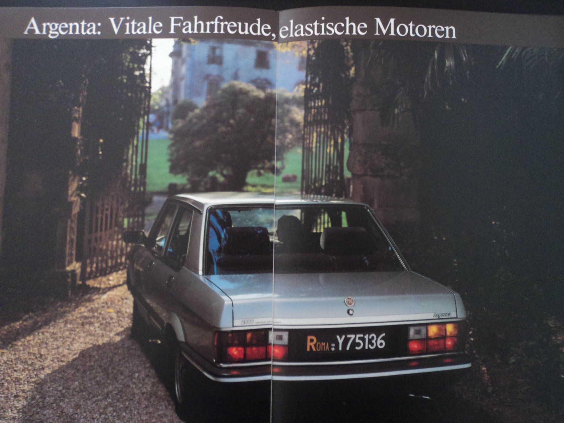 Fiat Documenti: Prospekt Fiat Argenta 1981 – Usato da Schwarzenburg venduto da modelCARama 4