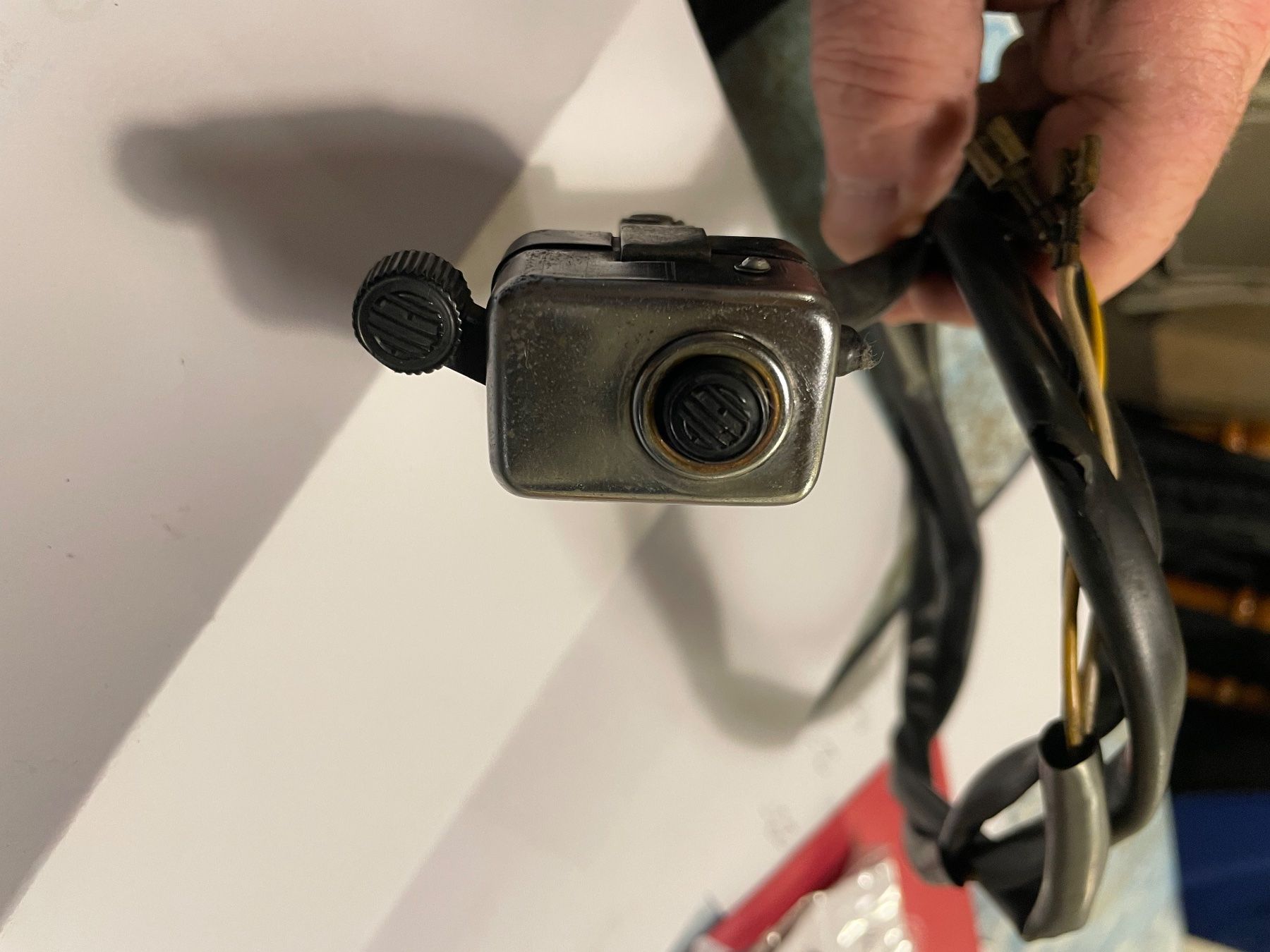 Sachs Ciclomotori: Töffli Lichtschalter HELA Ablend.- Vollicht – Usato da Thayngen venduto da stammsani