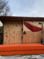 Boulderwand – selbstgebaut, inkl. Griffe & Matte 