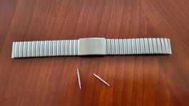 zugelastisches dehnbares Uhrenarmband Edelstahl 16mm NEU