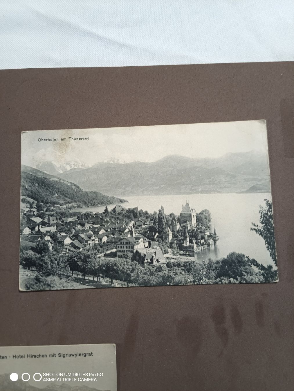 Cartoline postali: 3 Ansichtskarten Schweiz See Berge Berner Oberland Konvolut  – Usato da Aarwangen venduto da to-hirschi 2