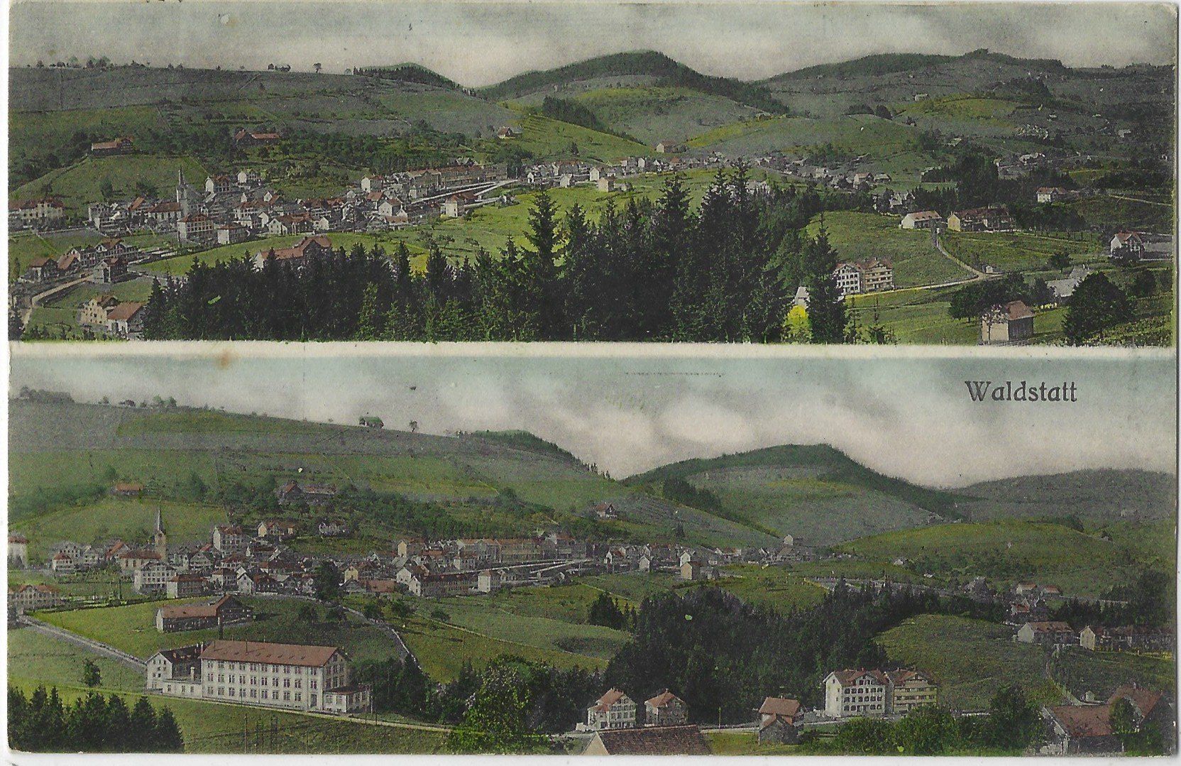 Ansichtskarten: Waldstatt - Panorama 2 Bilder – Gebraucht aus Bütschwil von Jackson1A