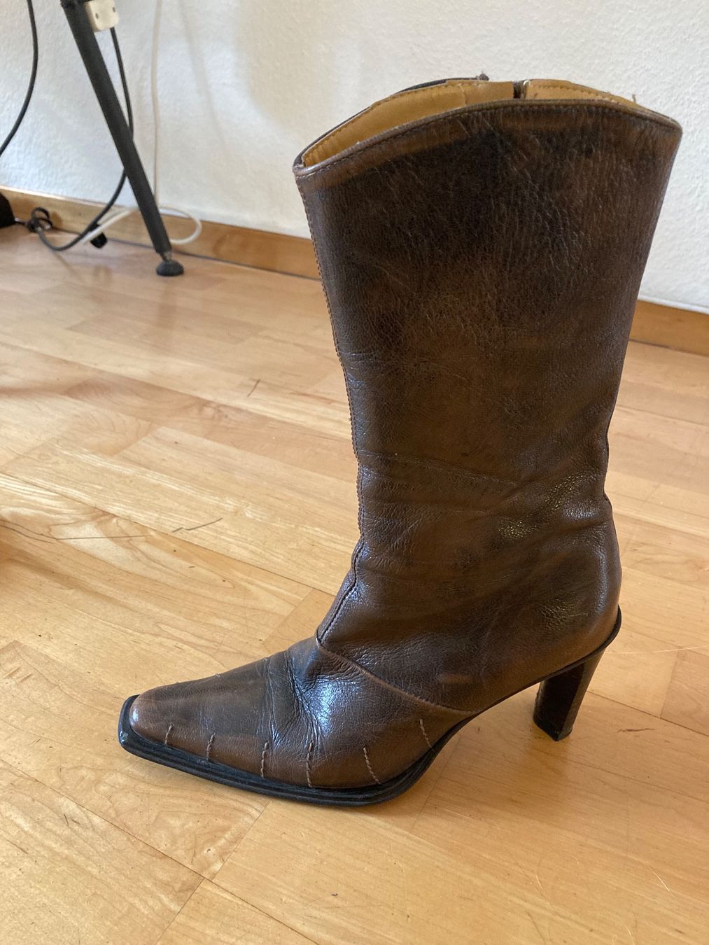 Damenschuhe: braune Lederstiefel – Gebraucht aus Zürich von julia_le 2