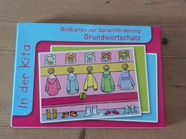 Bildkarten zur Sprachförderung Grundwortschatz: In der Kita