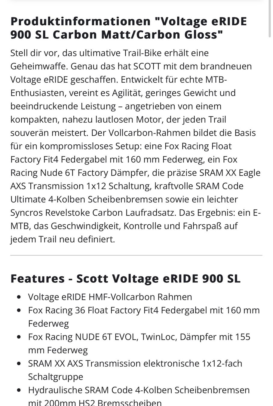 Scott Biciclette: Scott Voltage E-Bike Fully – Nuovo e nell'imballaggio originale da Interlaken venduto da Reister 3