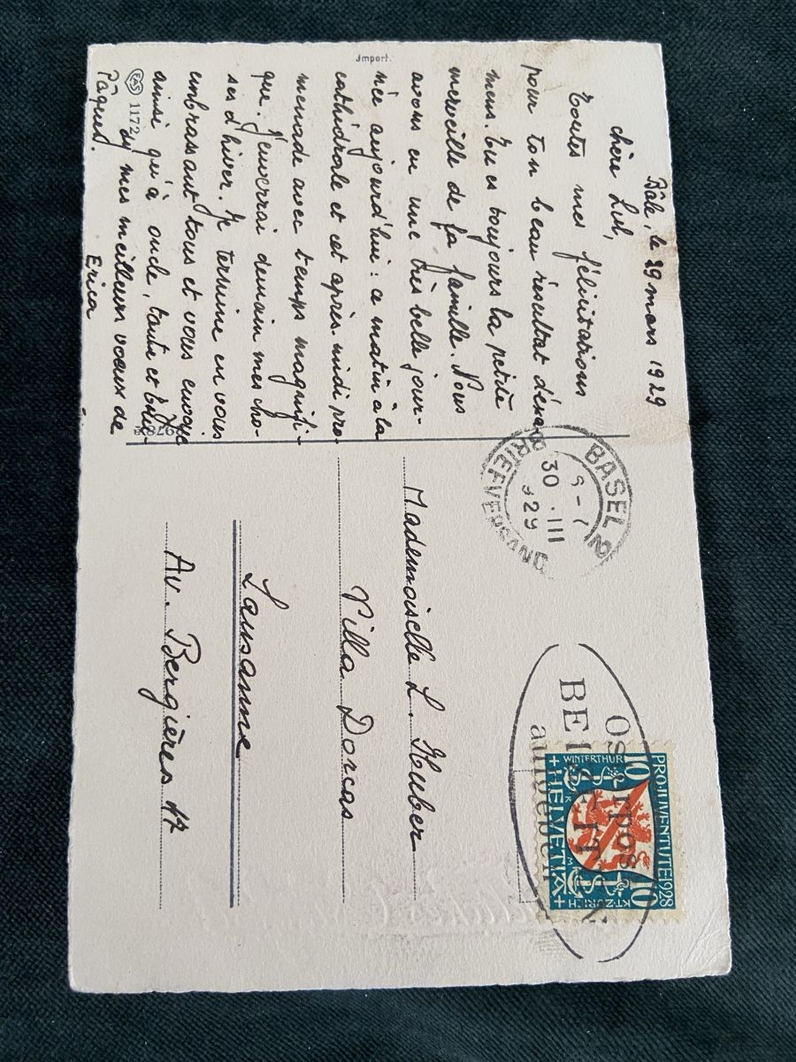 Cartes postales: Osterkarte Junge Bibeli Küken 1929 – D'occasion à Luzern par waterfront1 1