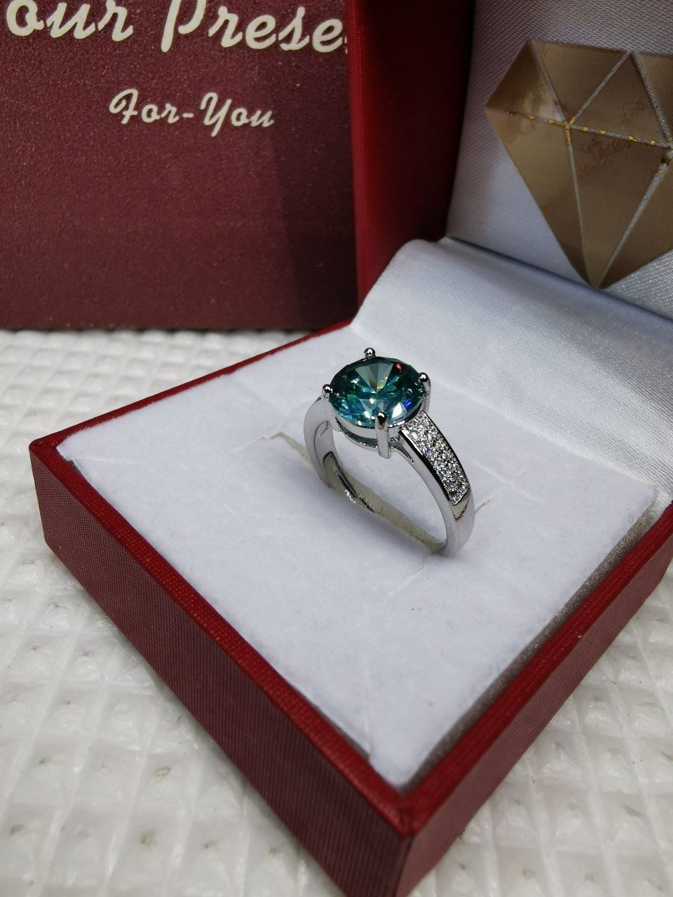 Anelli: Bague avec zircons – Nuovo e nell'imballaggio originale da Reconvilier venduto da Tsma67 9