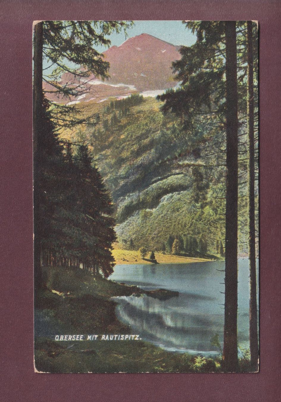 Ansichtskarten: OBERSEE - Rautispitze – Gebraucht aus Pully von nicecards