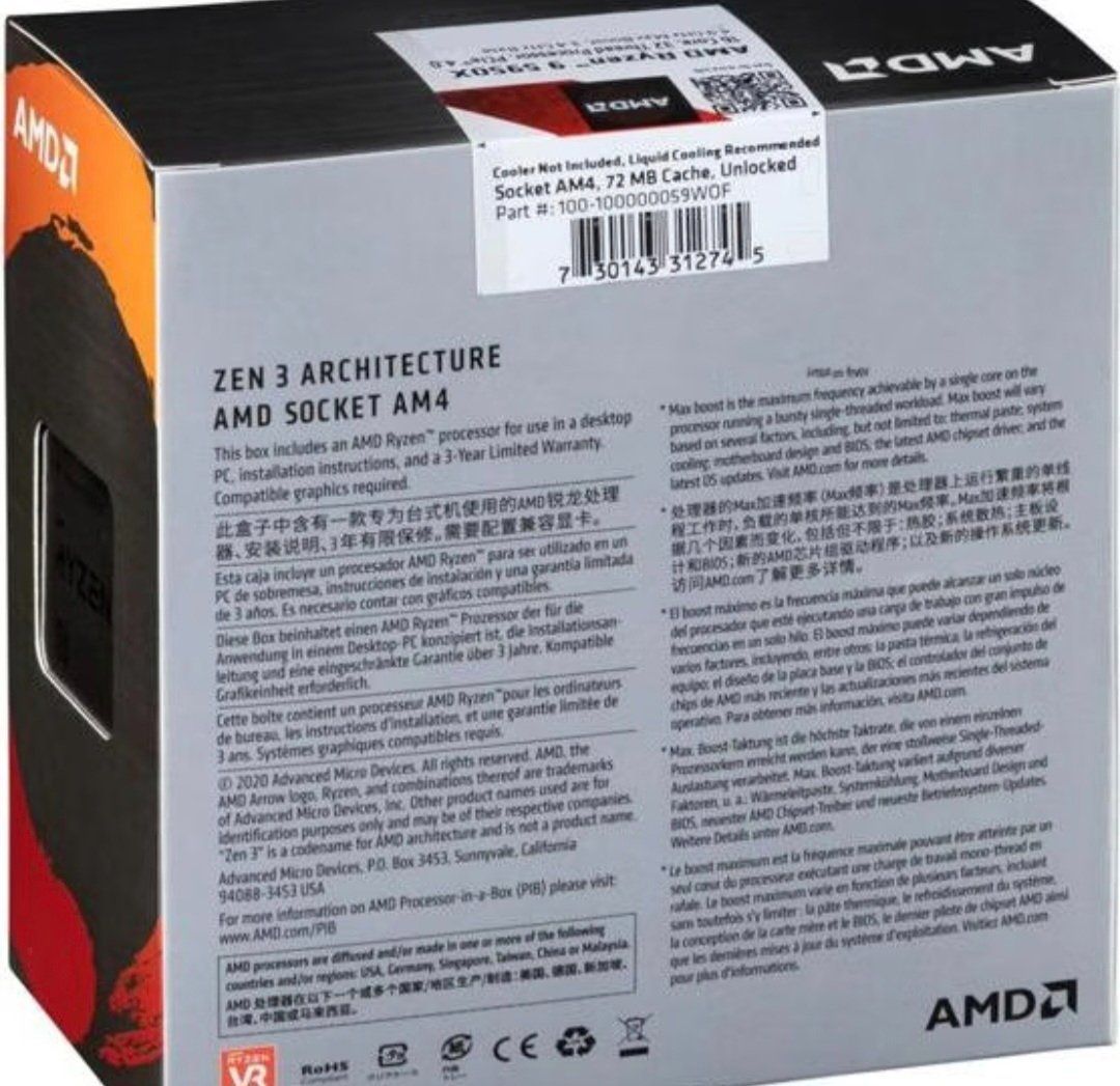 Amd PC: AMD Ryzen 9 5950X Prozessor – Usato da Ebnat-Kappel venduto da Cleverwheels1 1