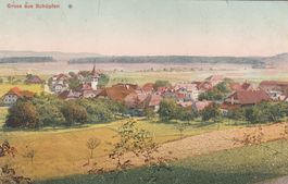 Gruss aus Schüpfen — Ansichtskarte, 1912,