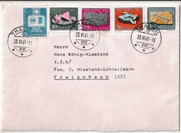 Satzbrief Pro Patria 1961