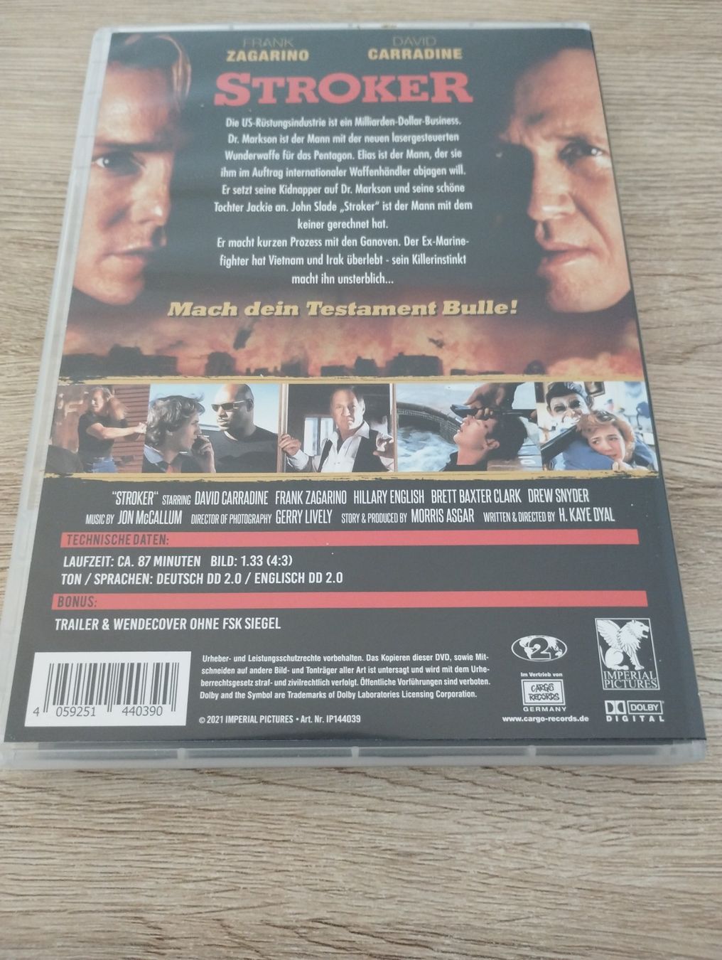 Tutti i DVDs: Stroker Uncut mit Frank Zagarino – Usato da Steffisburg venduto da AutoFiat 1