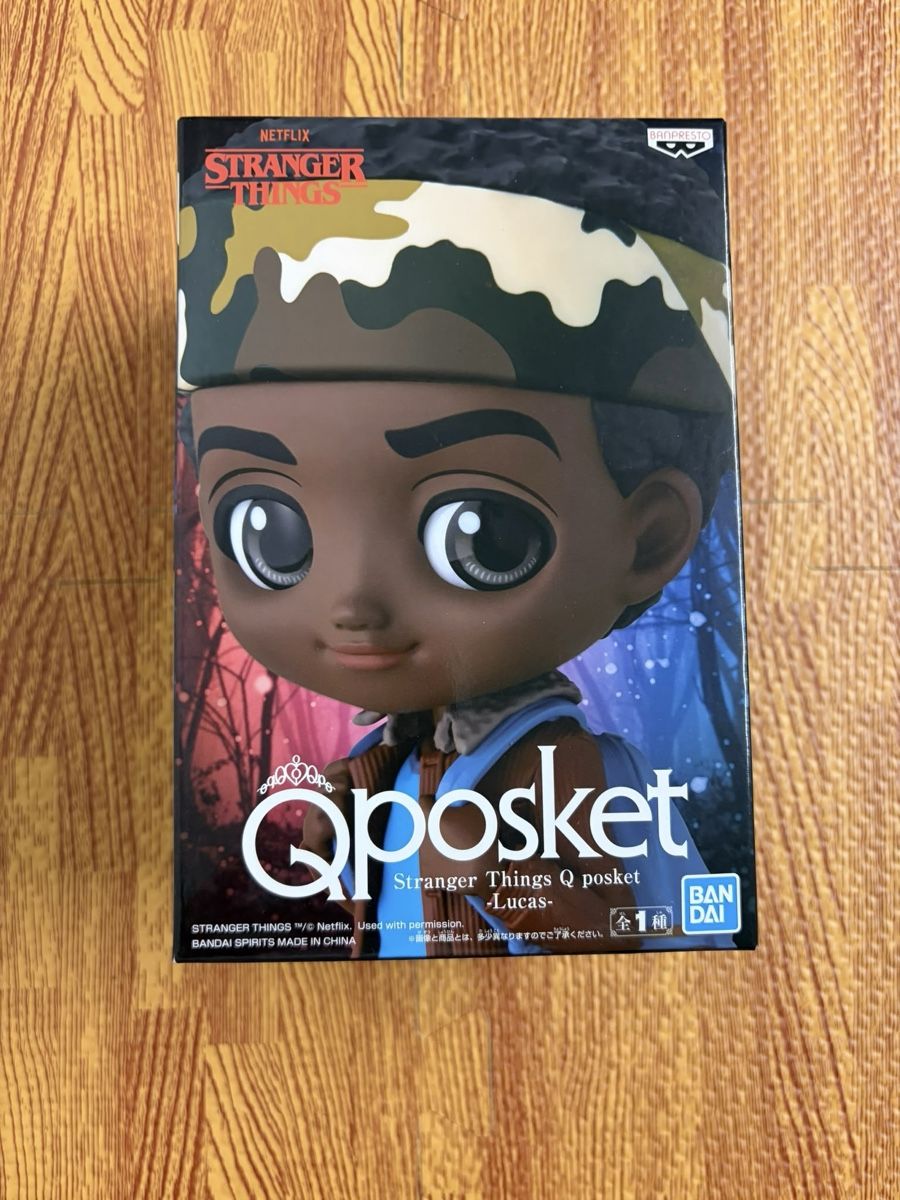 Bandai Statuette: Stranger Things - Q Posket - Lucas – Nuovo e nell'imballaggio originale da Wilen b. Wollerau venduto da AkihabaraCollection 1