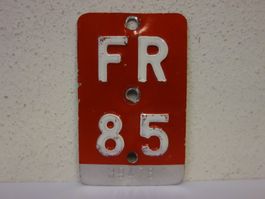 FR 85 VELONUMMER - FAHRRADSCHILD