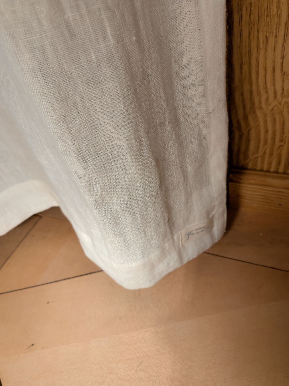 Tende: Shabby Chic Gardine mit Gardinenstange – Usato da Dietfurt venduto da Subforce1853 6