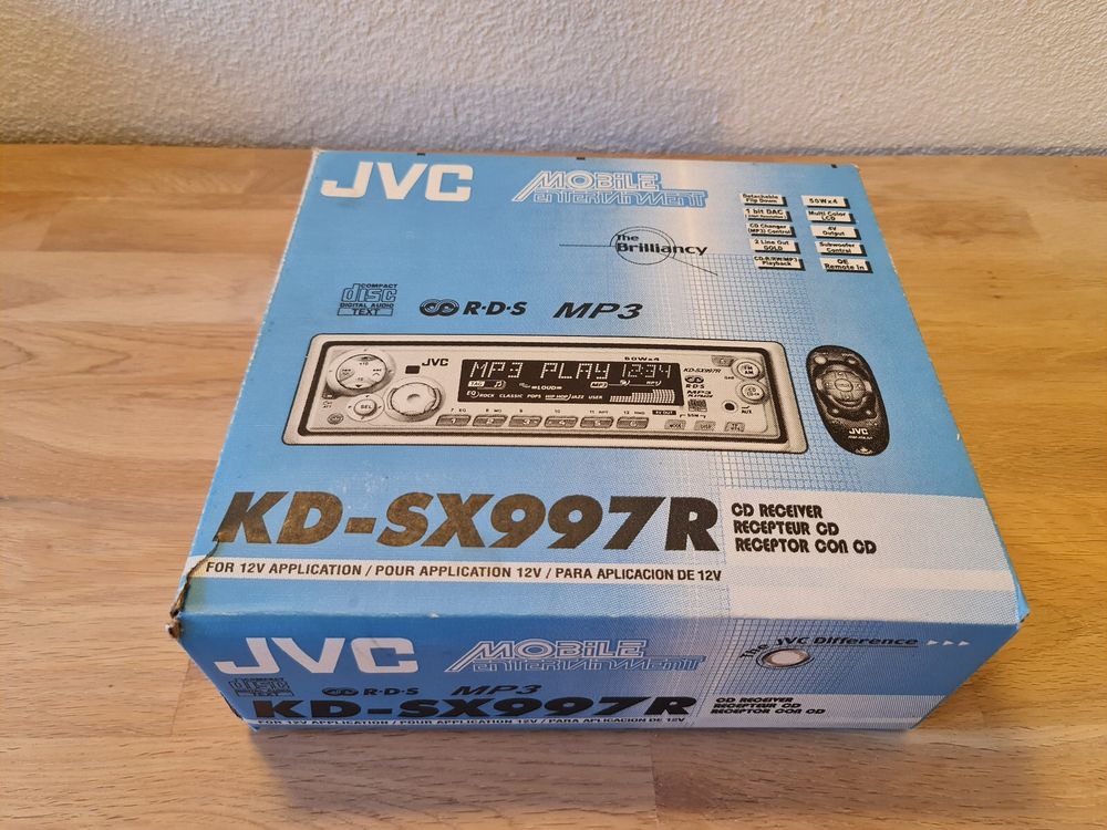JVC KD-SX997R Autoradio, MP3, CD, 4x50W