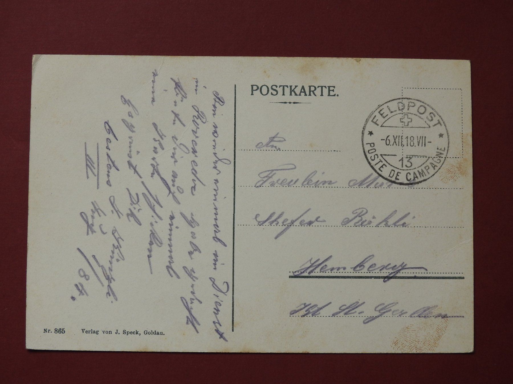 Cartoline postali: AK Gruss aus Goldau – Usato da Rain venduto da 999-800-K 1