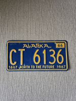 Vintage plaque Alaska