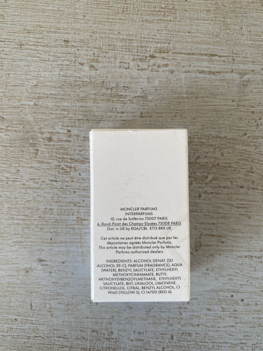 Moncler Profumi & Eau de Toilette: Miniature Monclerc neuve – Nuovo e nell'imballaggio originale da Corsier GE venduto da Helene2365 2