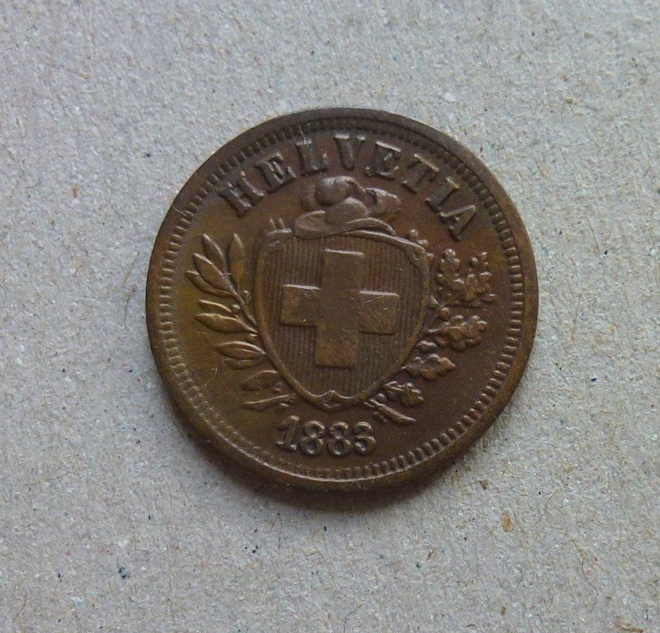 Tutti le monete: ++ 1 Rappen 1883, gute Erhaltung – Usato da Walkringen venduto da Casablanca777