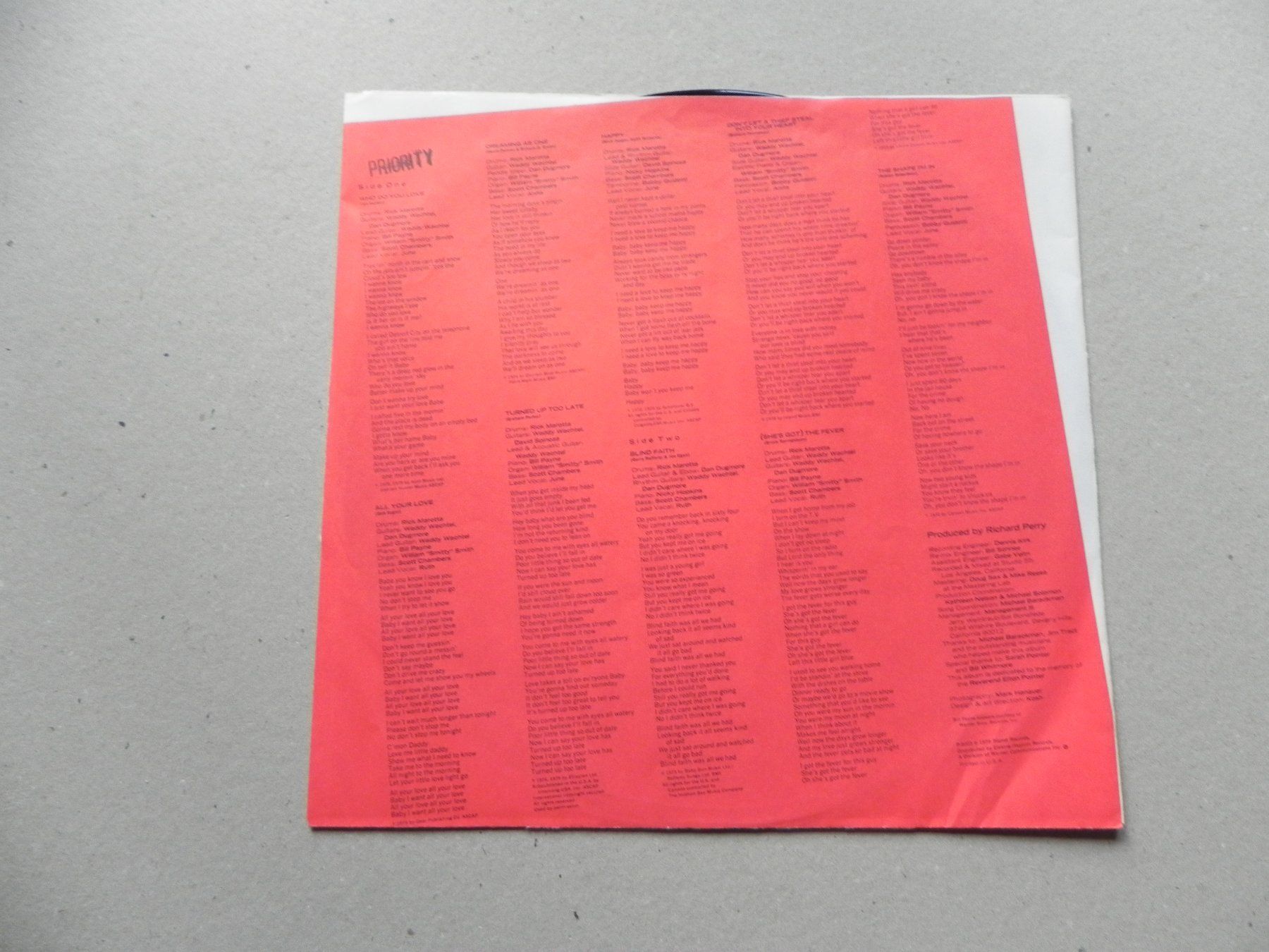 Dischi in vinile: LP von USA Soul R&B Disco Pointer Sisters 1979 Priority – Usato da Siebnen venduto da krimsie 2