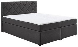 Boxspringbett dunkelgrau 160x200cm in Zürich