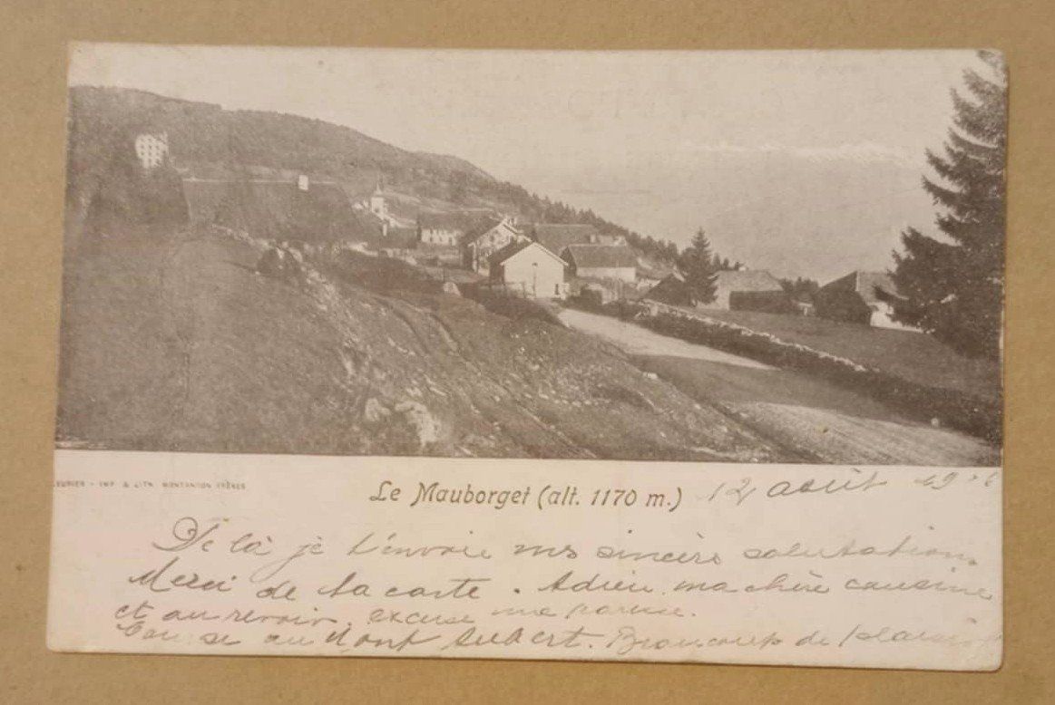 Cartoline postali: Carte Postale - Postkarte / Le Mauborget - 1908 – Usato da Le Locle venduto da PereiraHugo