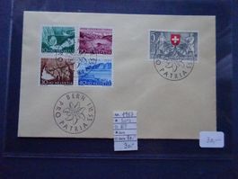 1953 Pro Patria sauberer FDC - Adresslos