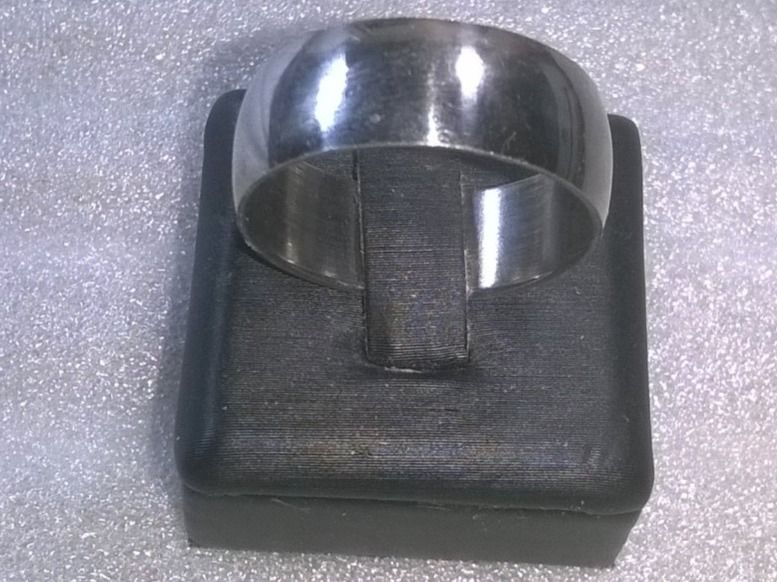 Bagues: ring edelsthal,,,silber farbe,glanzig – Neuf (Voir description) à Basel par bijoutrie_4