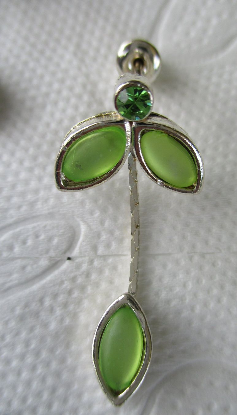 Ketten: SÜSSES COLLIER MIT OHRSTECKER MODESCHMUCK GRÜN – Neu (gemäss Beschreibung) aus Buochs von lisa010 2