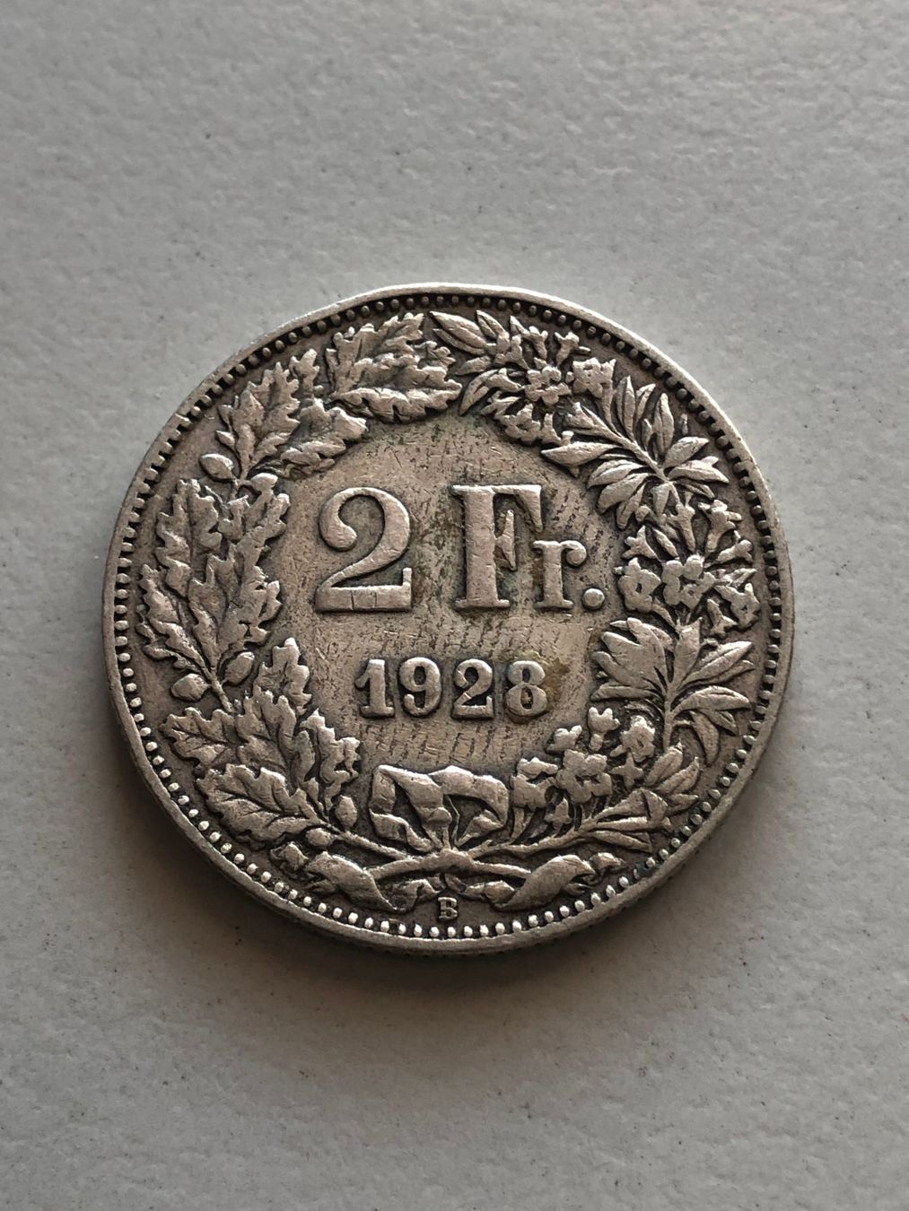 Tutti le monete: 2 Fr. 1928 – Usato da Schötz venduto da Odpa