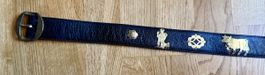Appenzeller Gurt aus Hirschleder (115cm)