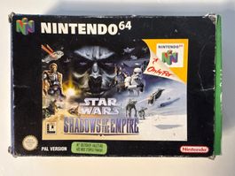Star Wars Shadows of the Empire N64 Spiel mit Anleitung