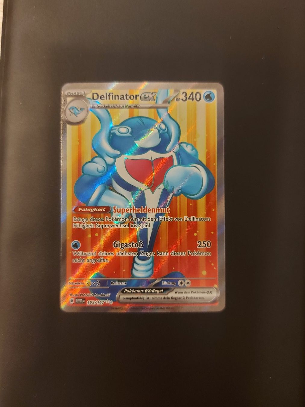 Pokémon Carte collezionabili: Delfinator ex #193 Twilight Masquerade DE  (TWM) – Usato da Biasca venduto da Sara_Poke123