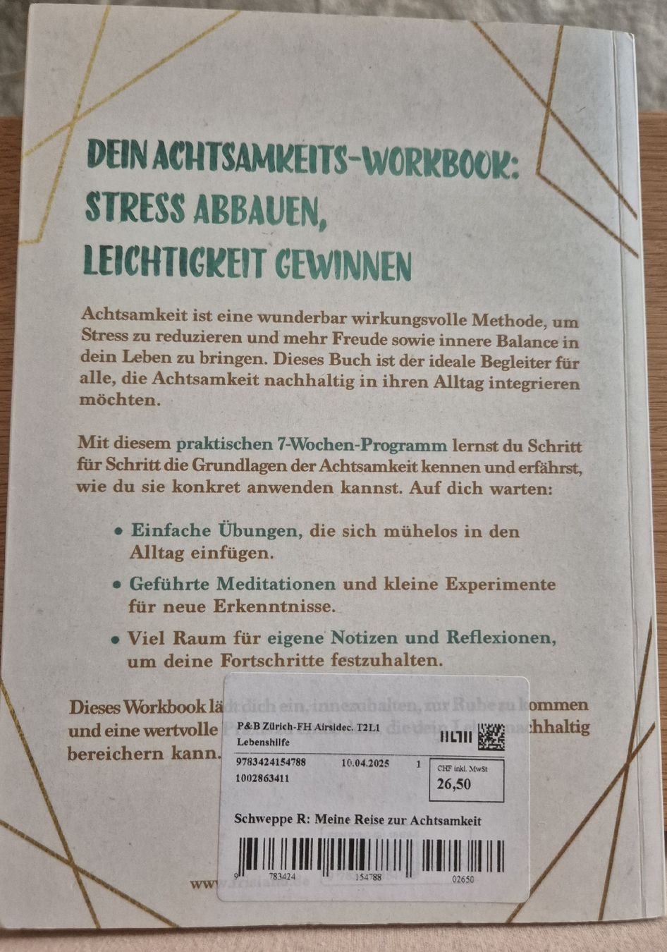 Libri: Meine Reise zur Achtsamkeit - Workbook – Nuovo (secondo la descrizione) da Frümsen venduto da Milka11 1