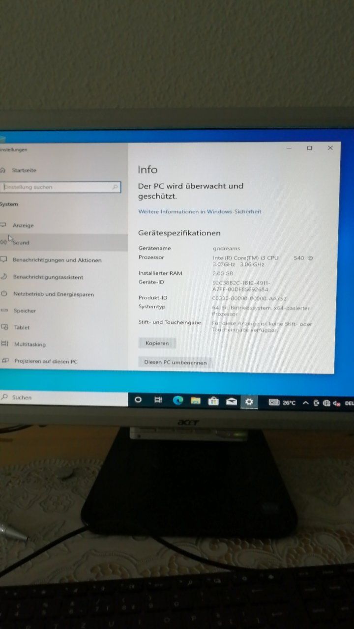 Acer Monitor: ACER LCD MONITOR – Usato da Wetzikon ZH venduto da Magopa 3