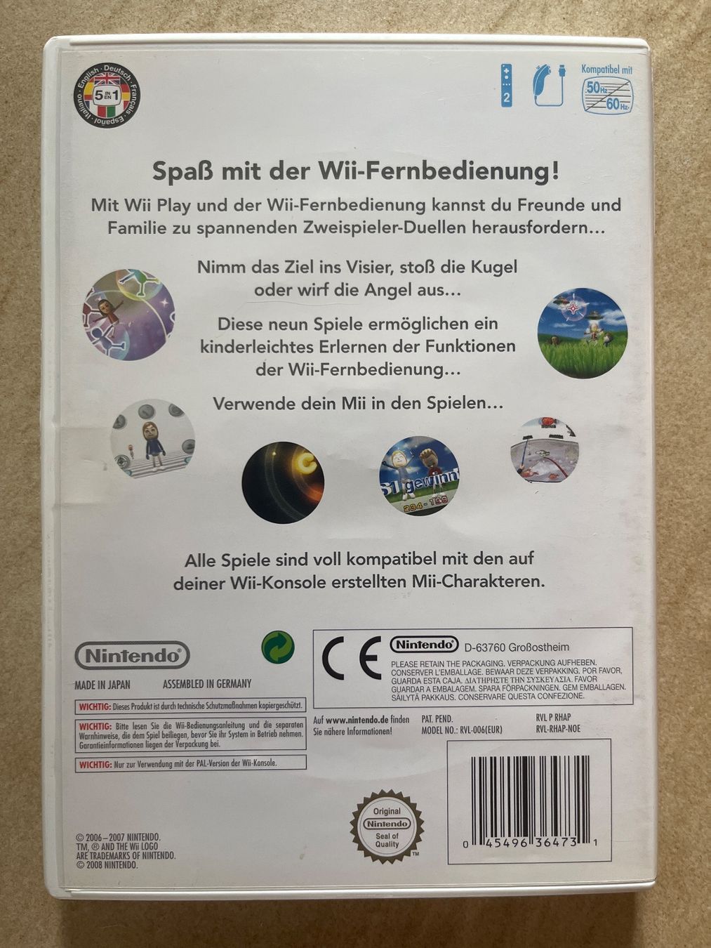 Jeu Wii Play - Avec Notice - Occasion En Bon état (Nintendo Wii)