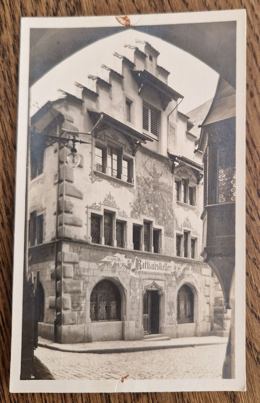 Cartoline postali: Rathauskeller Zug – Usato da Ebikon venduto da Donar50