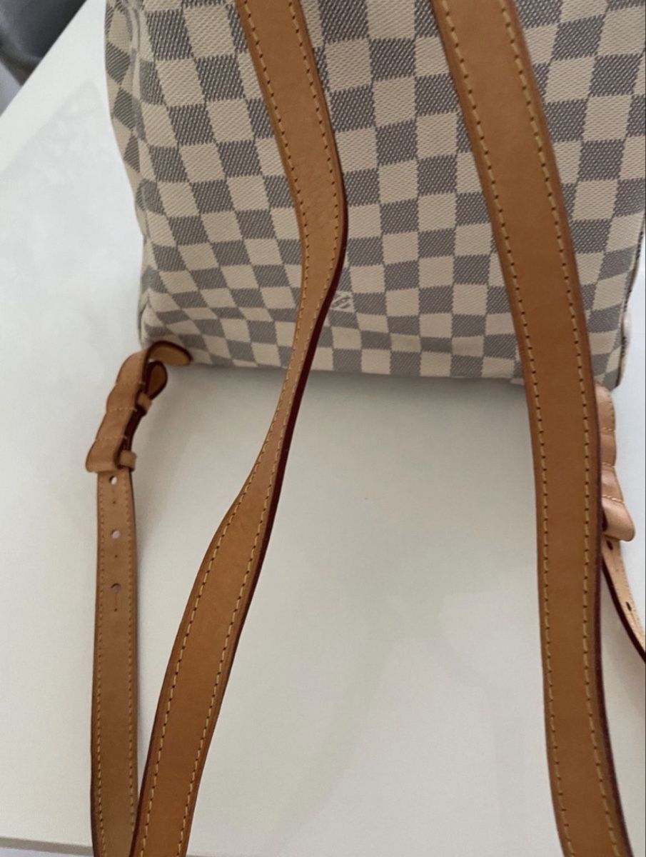Zaini: Louis Vuitton Sperone Rucksack Damier Azur – Usato da Allschwil venduto da figurella5 2