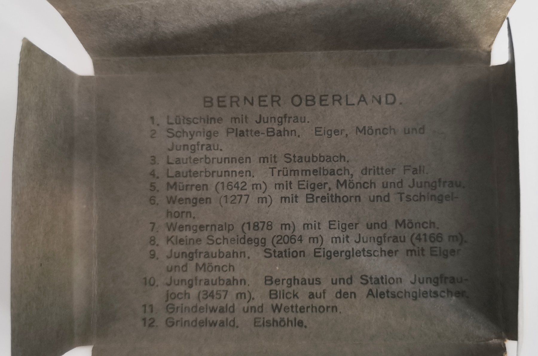 Ansichtskarten: Berner Oberland – Gebraucht aus Aadorf von Chnorli-Furz 3