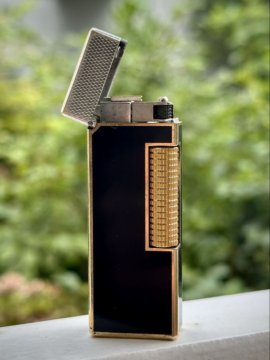 Dunhill Accendini: Dunhill Rollagas Black Lacquer & Silver – Usato da Zürich venduto da RatsTreasure 3