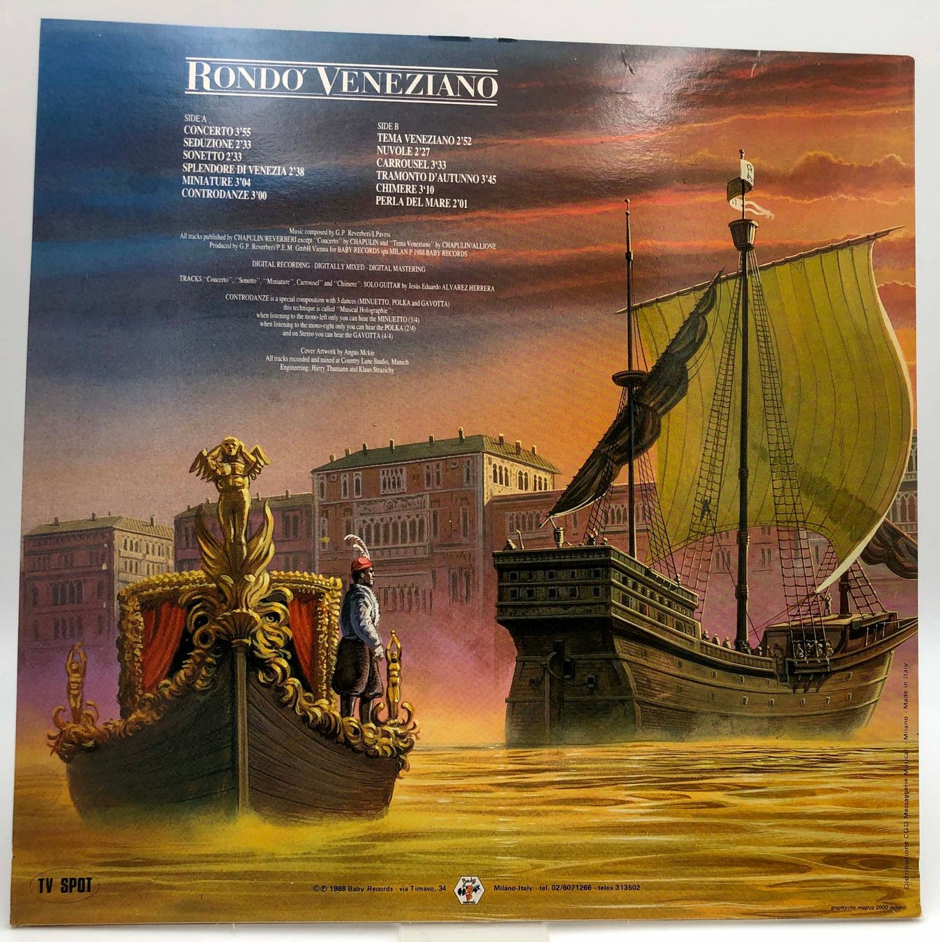 Schallplatten: Rondo Veneziano LP 1988 - Concerto – Gebraucht aus Häusernmoos von platten-teller 1