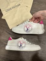 LV Paris White Sneakers size 41 - Summer Style!