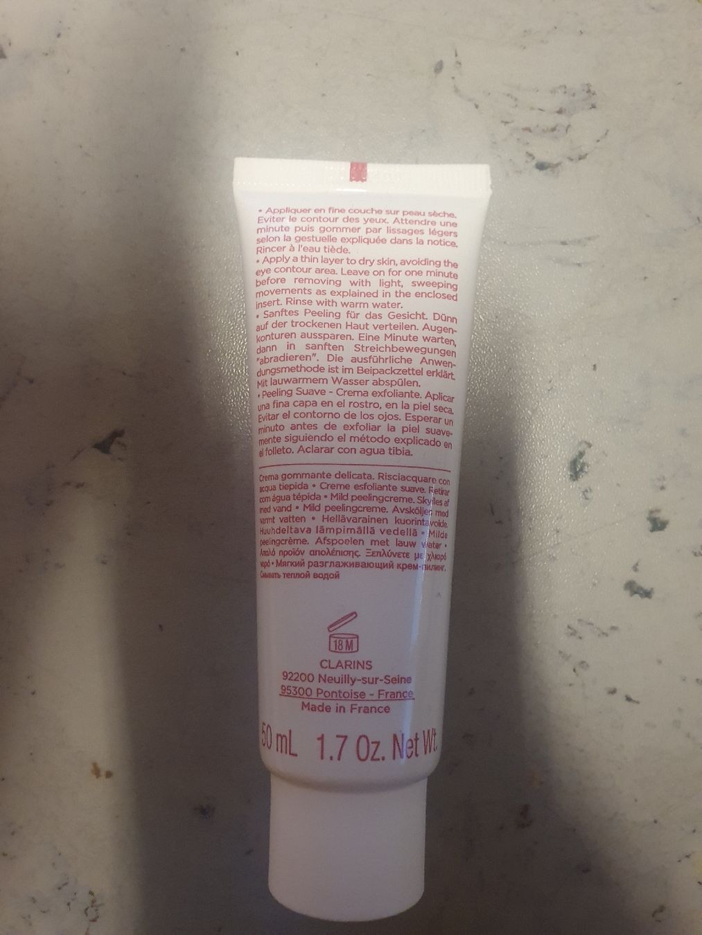 Clarins Cura del viso: Clarins Doux Peeling 50ml – Usato da Moosseedorf venduto da Sonnenschein.. 1