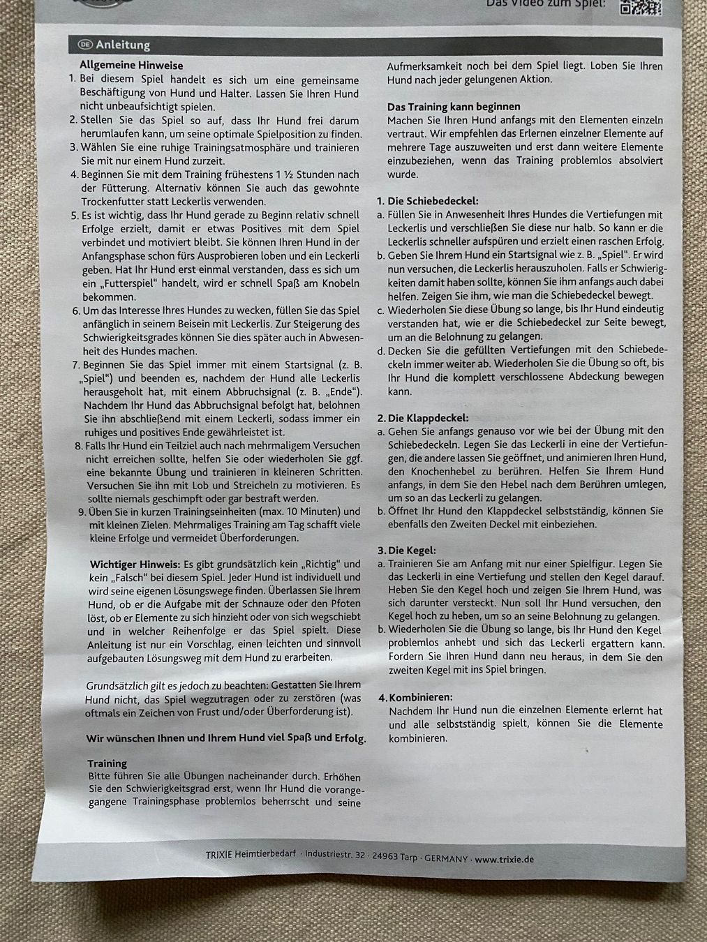Trixie Giocattoli: Trixie Hunde-Spielzeug – Nuovo (secondo la descrizione) da Volketswil venduto da hund10 3
