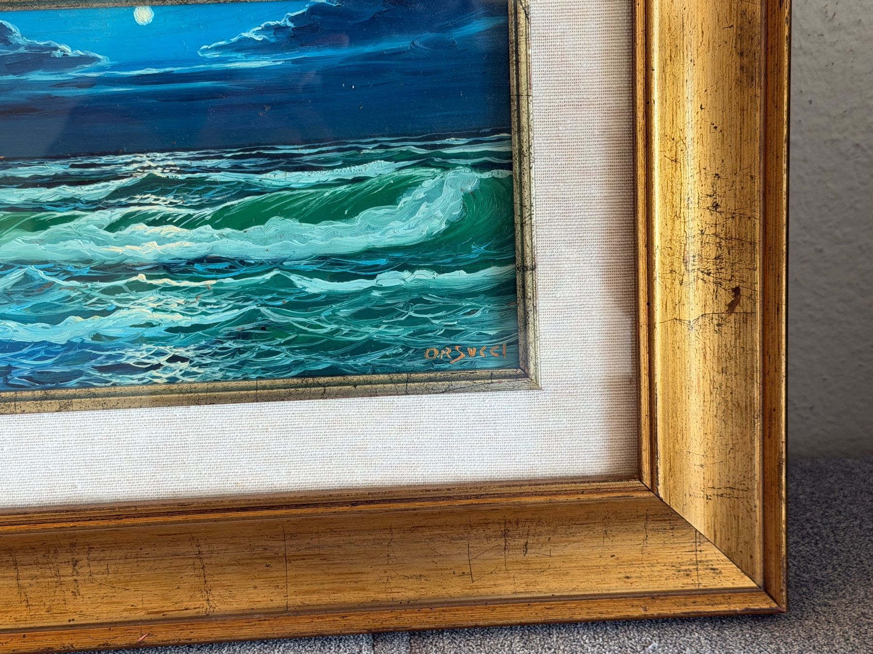 Dipinti: MASSIMO ORSUCCI b*1946 Ölgemälde Meer – Usato da Basel venduto da PAUL_ART 8